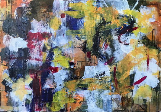 Seeking Balance is an abstract painting by L. Gazo-McKim